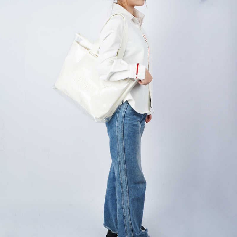 (WMNS) PUMA Core Twin Shopper Bag 'Beige' 076116-07 - 4