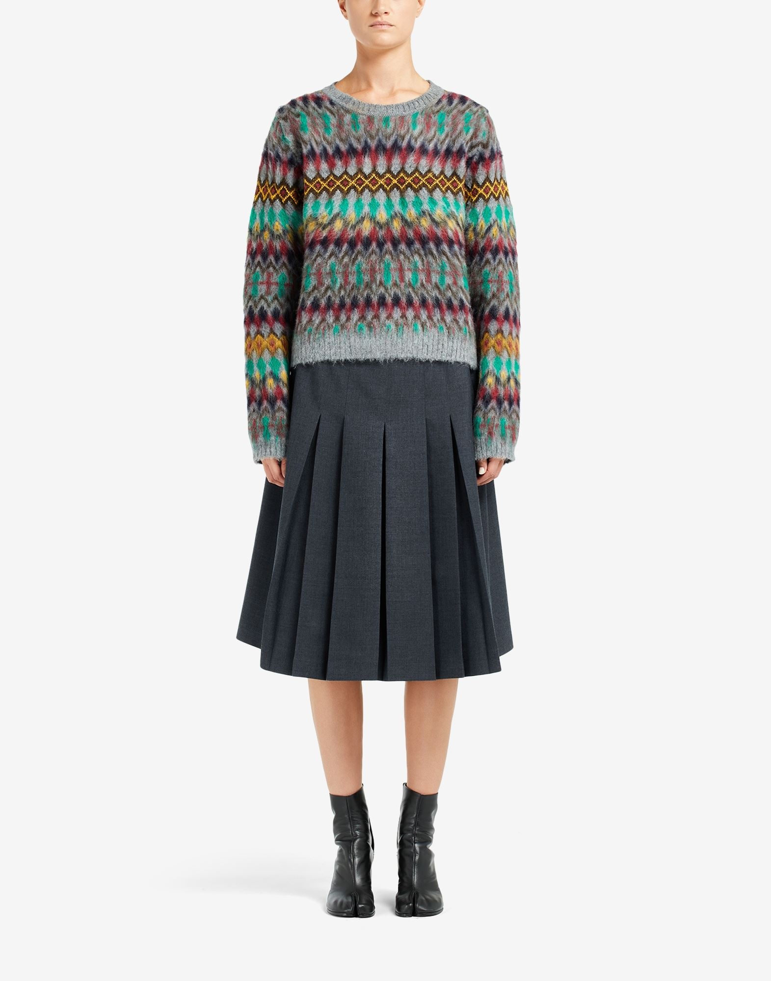 Blurred Fair Isle sweater - 2