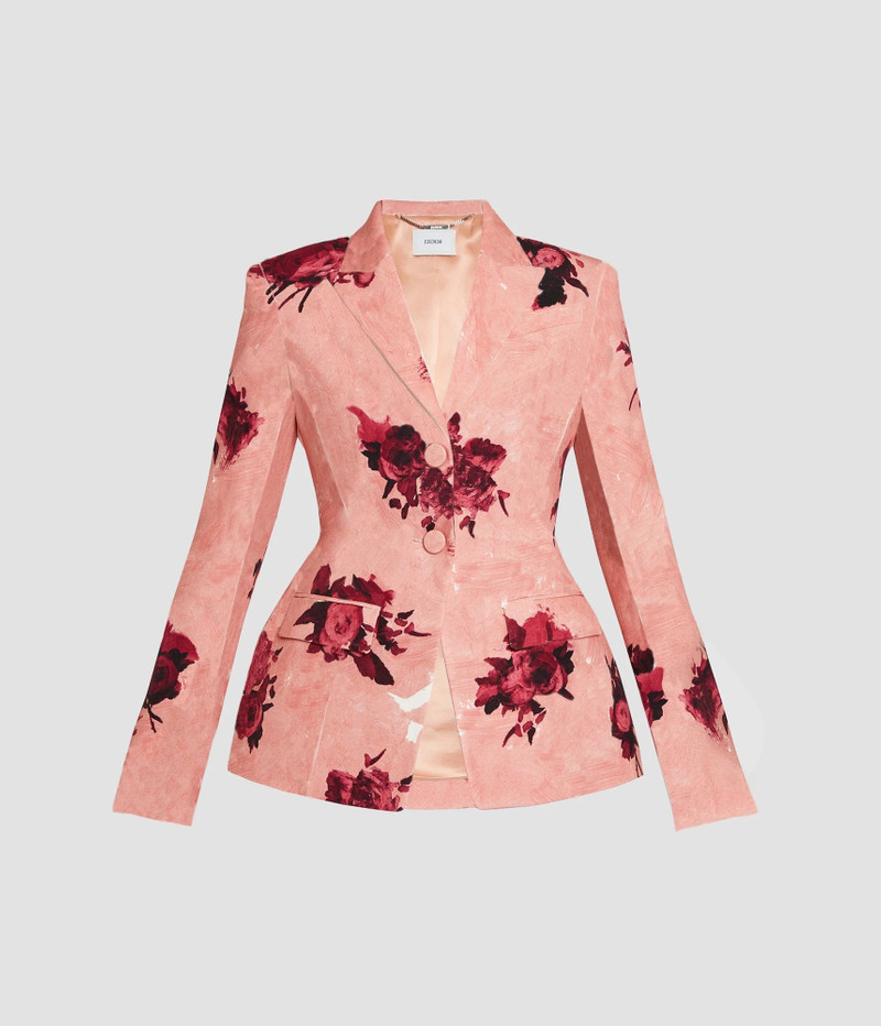 FLORAL PRINT FITTED BLAZER 1