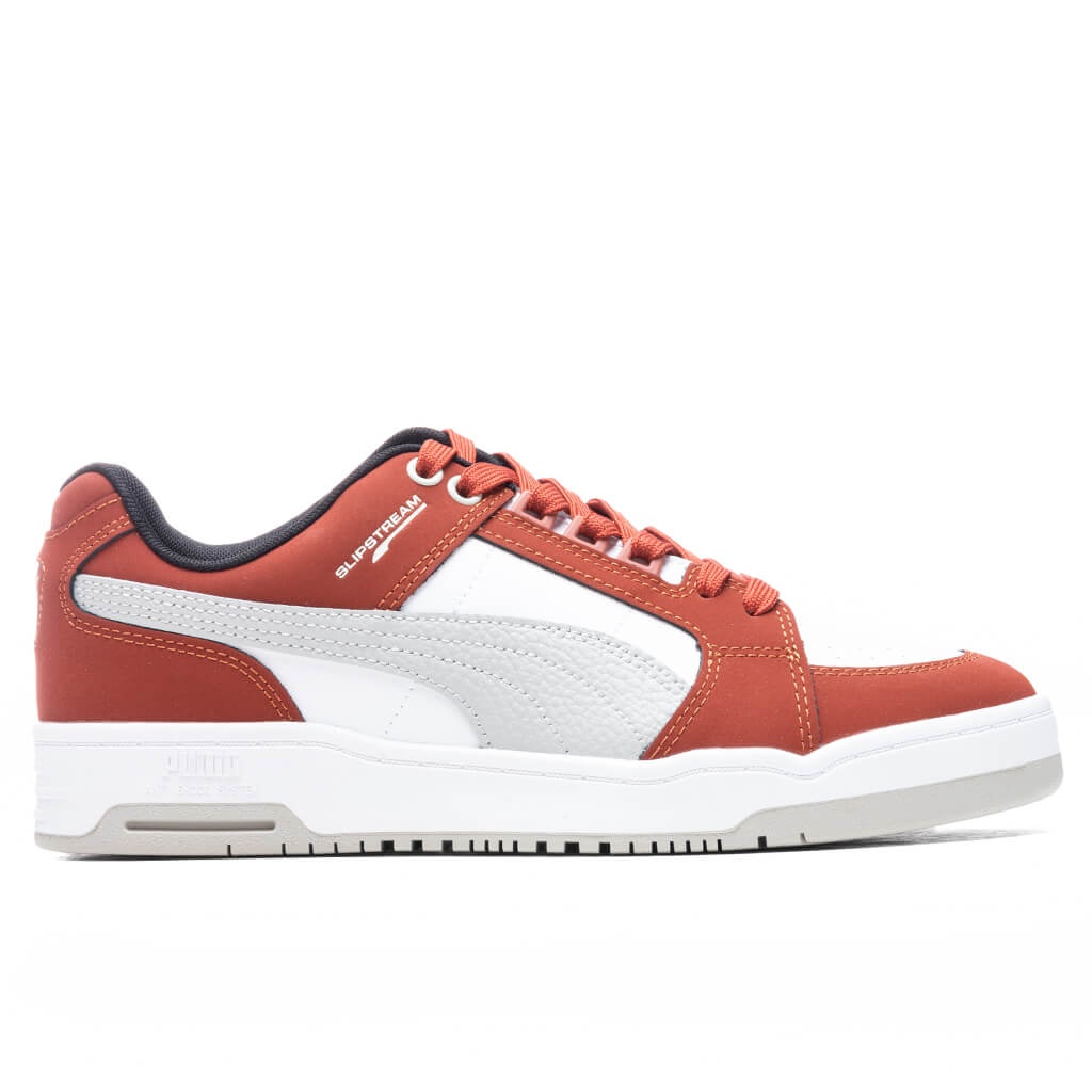 PUMA SLIPSTREAM LO BLOCK - WHITE/CHILI OIL - 1