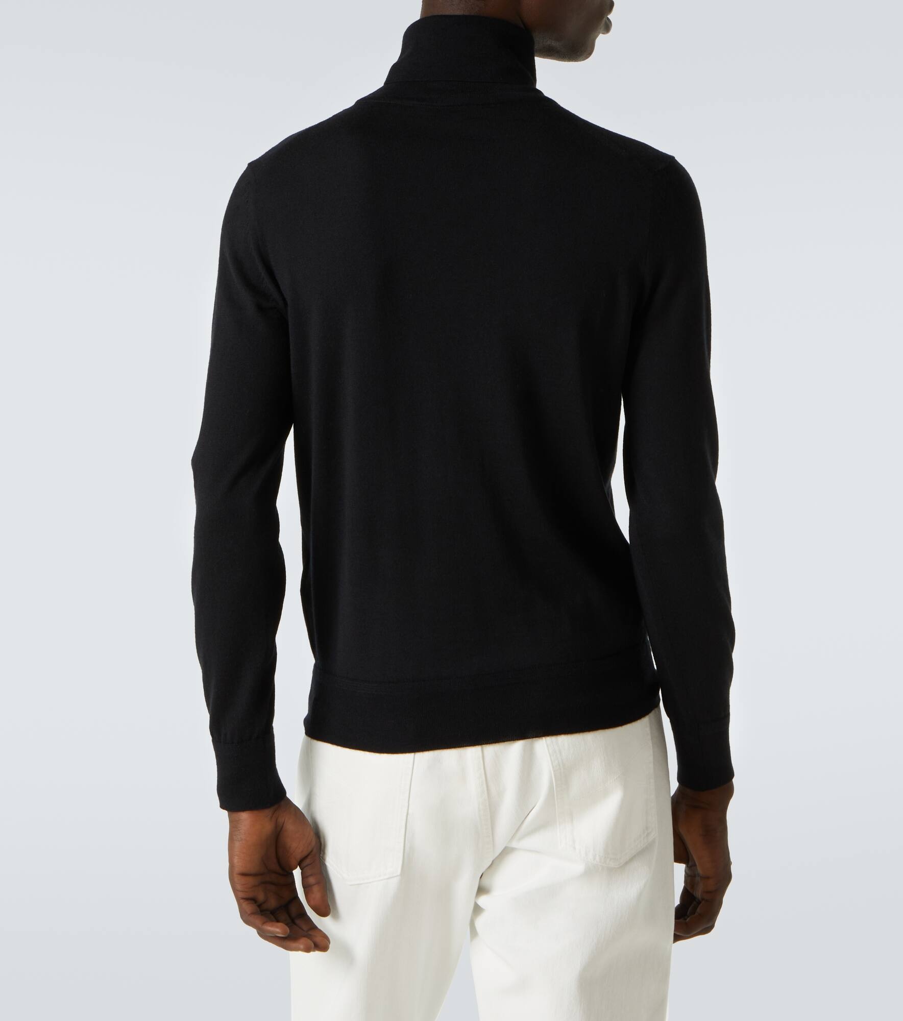 Cashmere and silk turtleneck sweater - 4