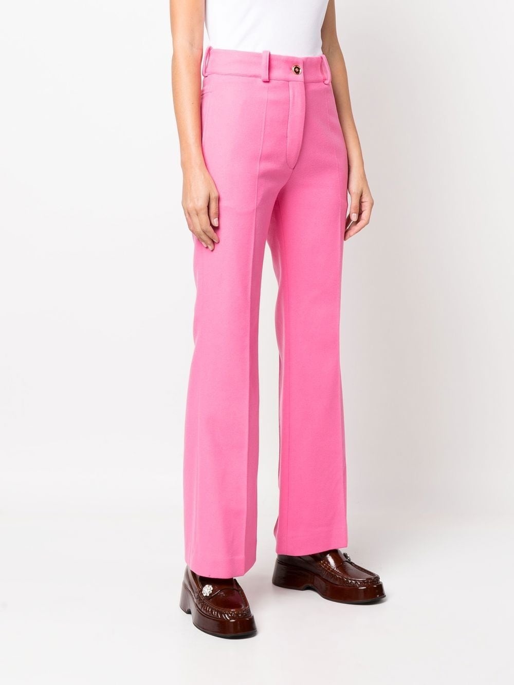 straight-leg tailored trousers - 3