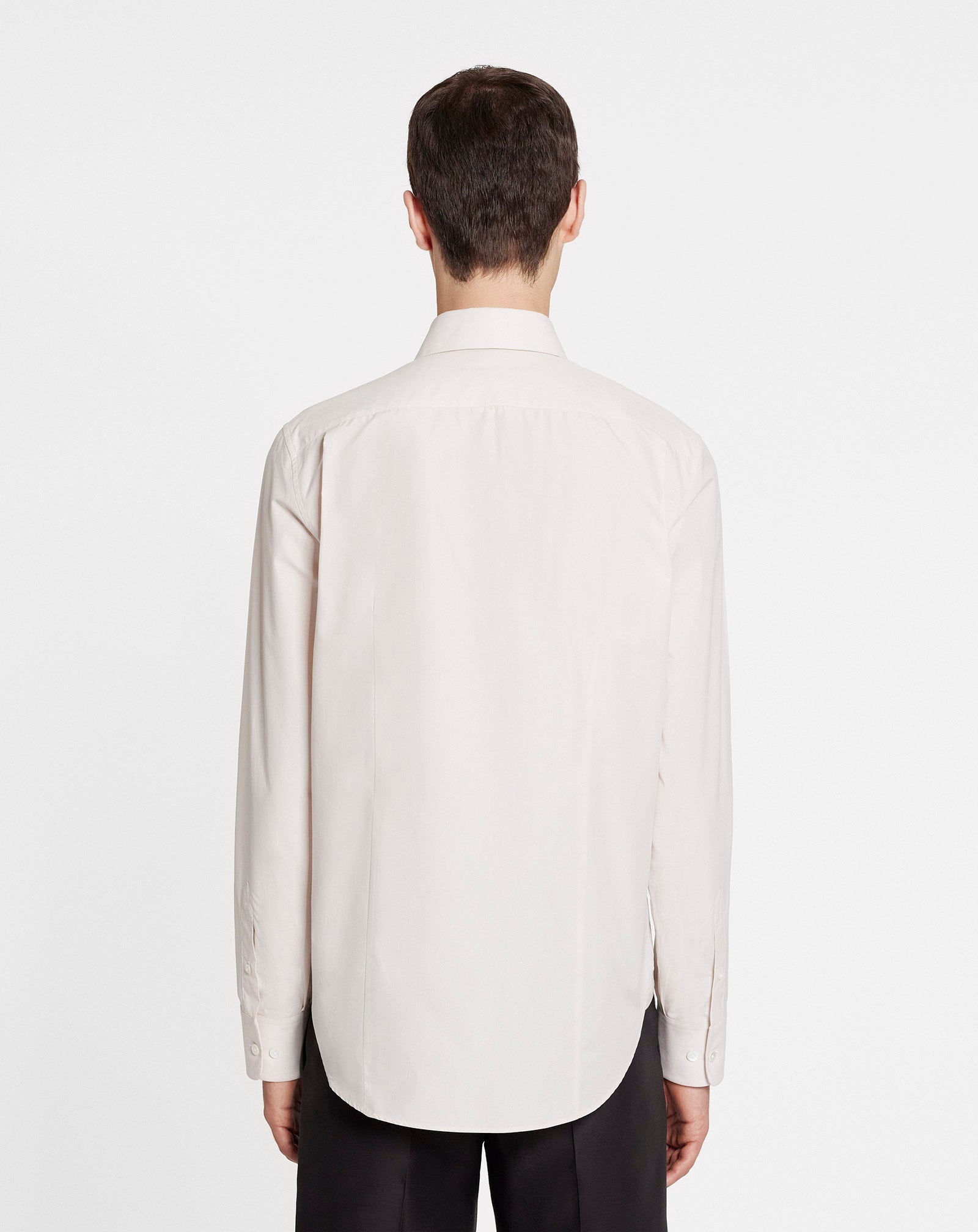 SLIM FIT SHIRT WITH VISIBLE BUTTONS - 4