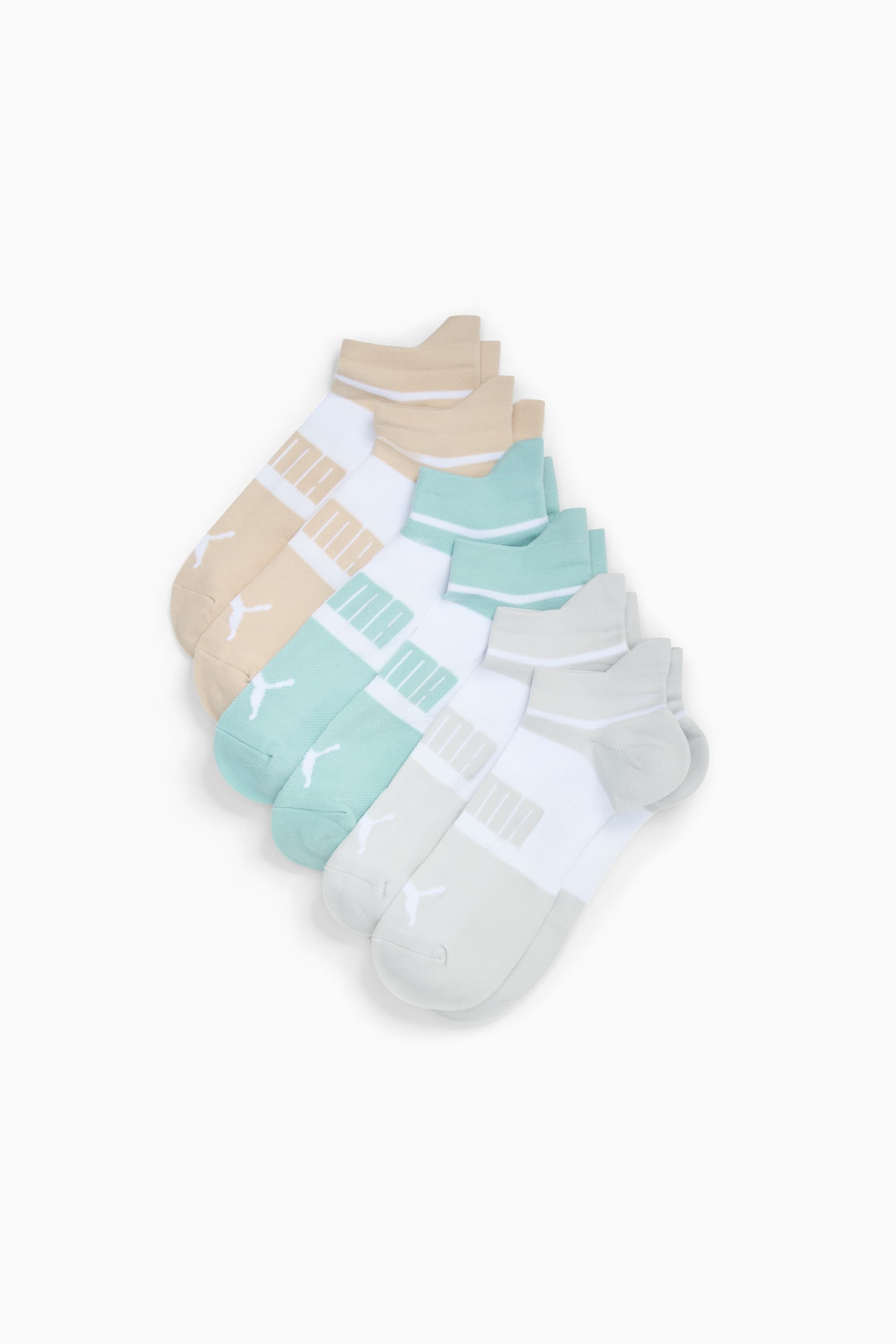 Men's Extended Terry Crew Low-Cut Socks (6 Pairs) - 1