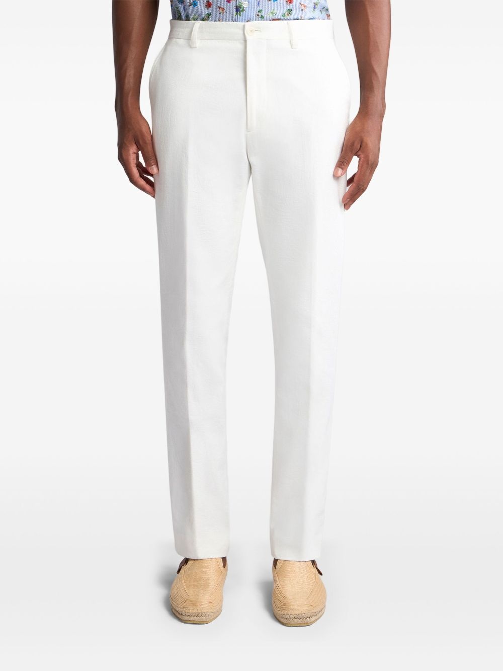 straight-leg chinos - 3