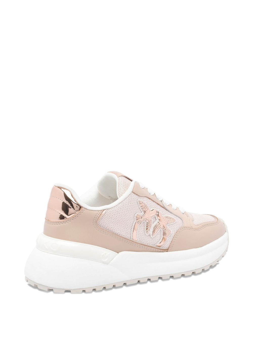logo-detail chunky-sole sneakers - 3