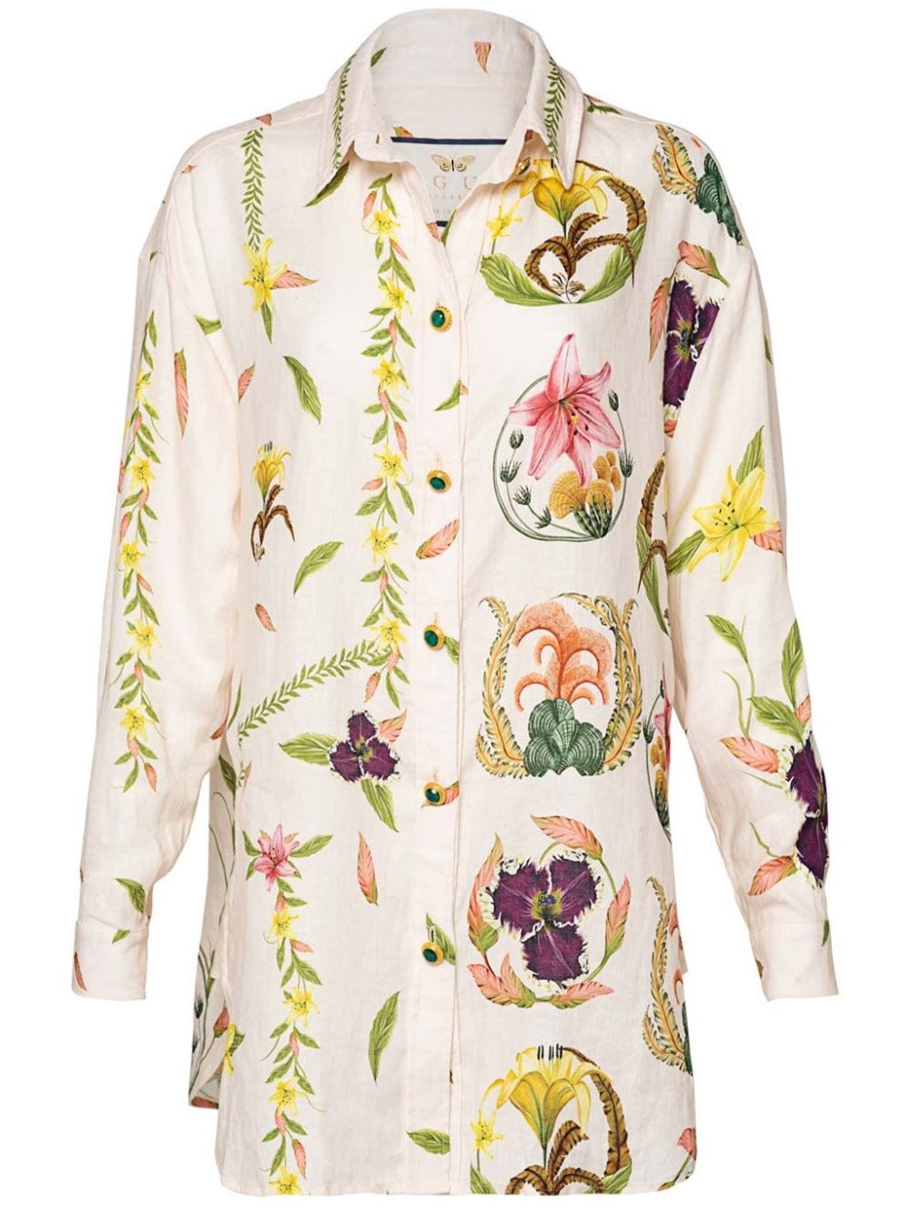 Cecilia Marina floral-print shirt - 1