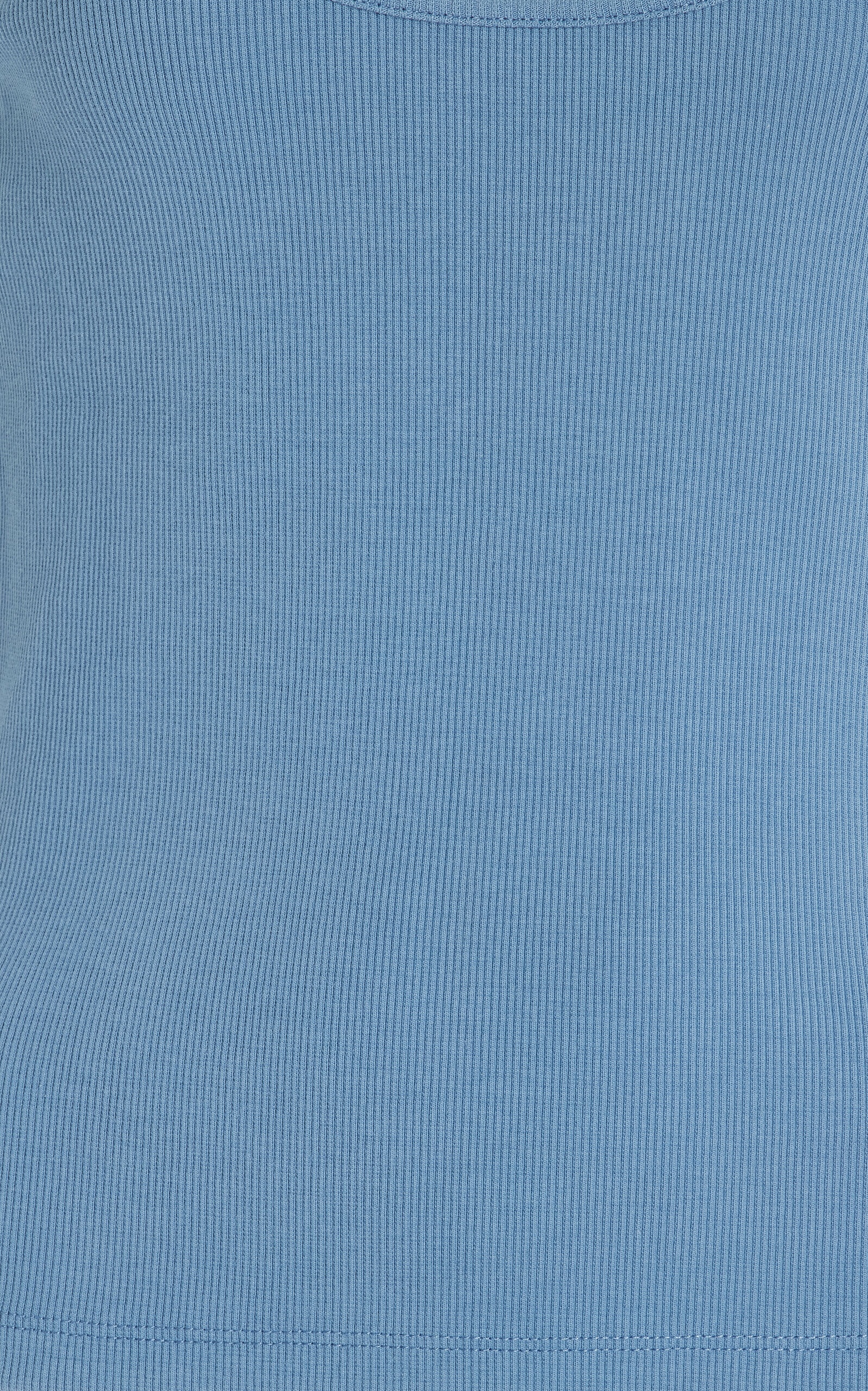 Axel Stretch-Cotton Tank Top blue - 5