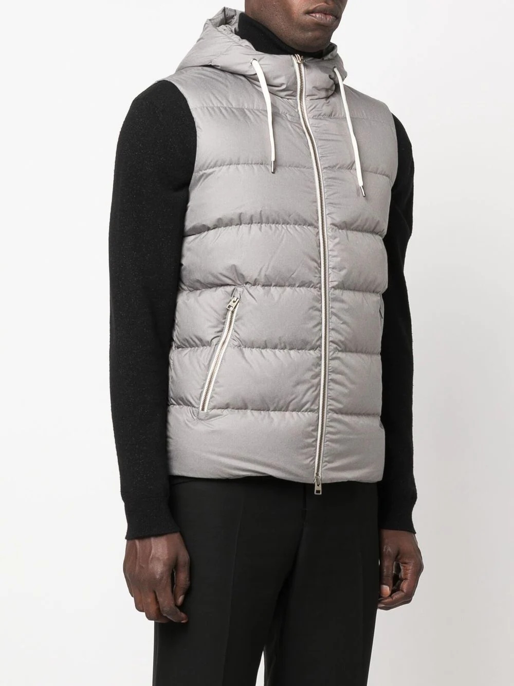 padded sleeveless gilet - 3