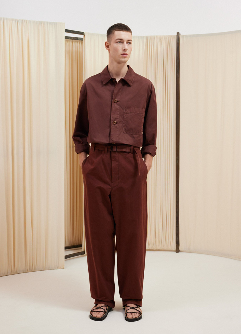 Lemaire SEAMLESS BELTED PANTS outlook