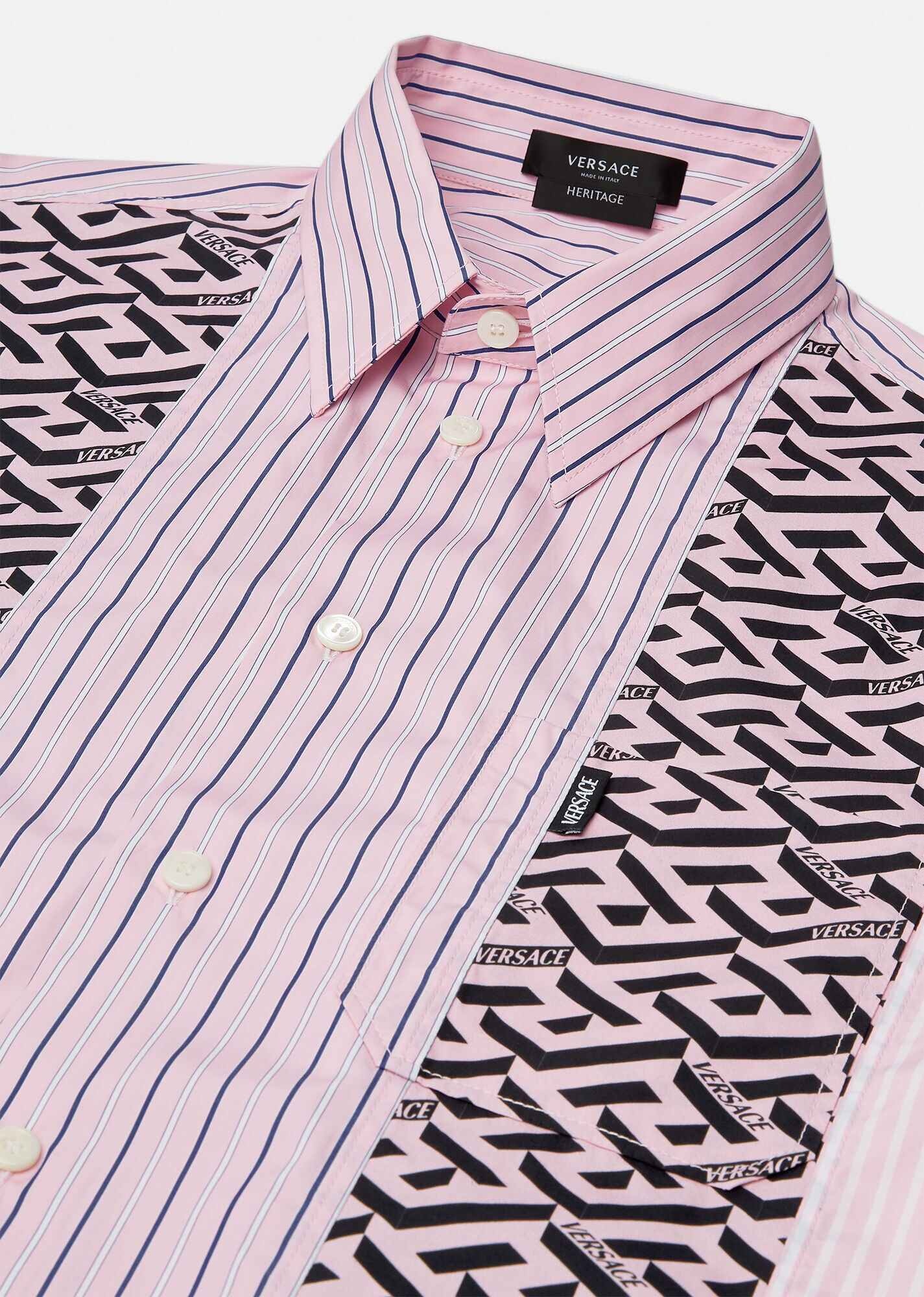 La Greca Cotton Poplin Shirt - 5