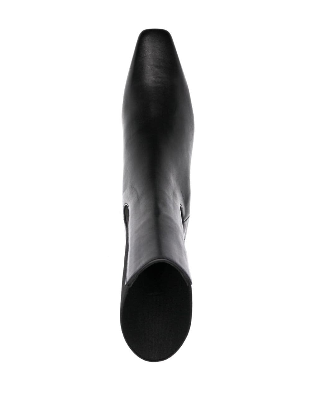 The Mid Heel leather boots - 4