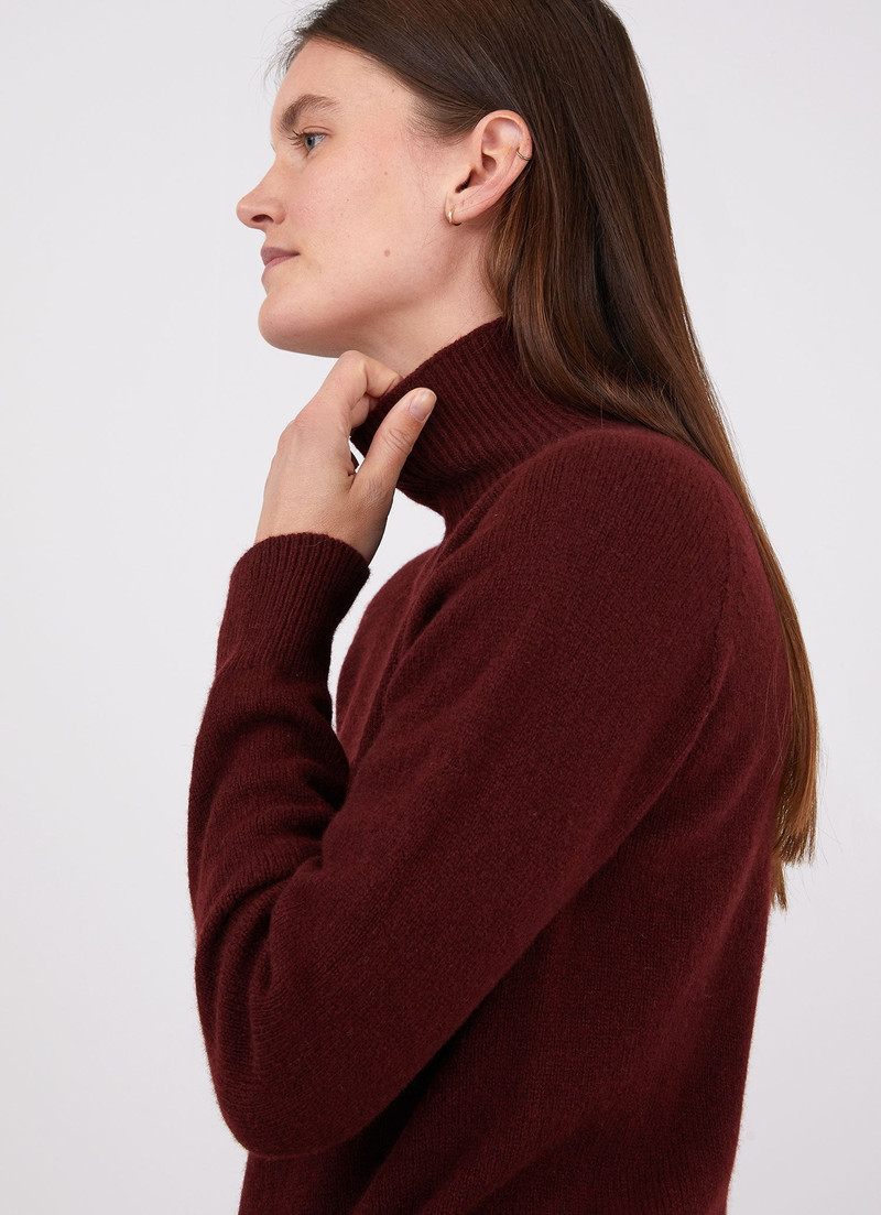 Lambswool Funnel neck jumper 1