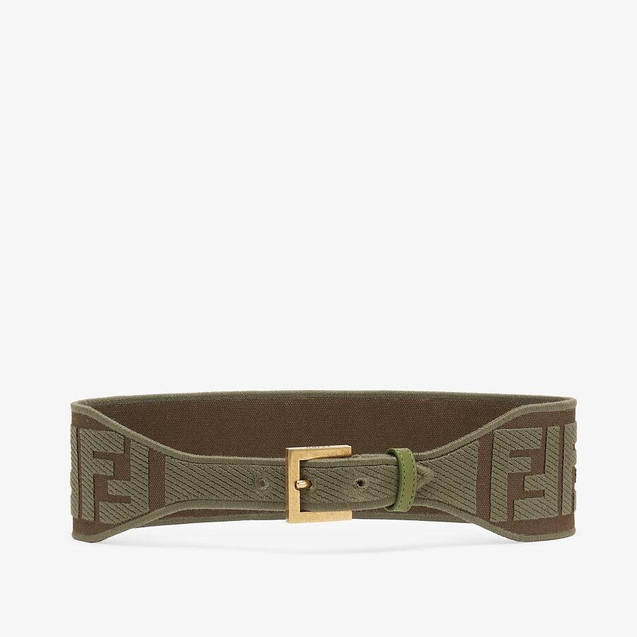 Green canvas belt - 1