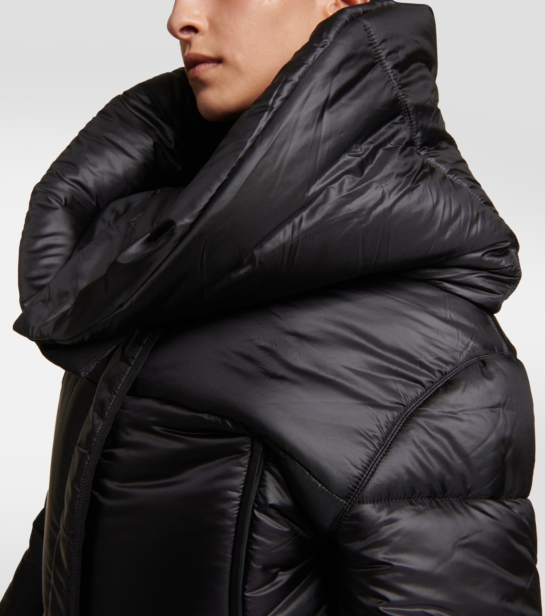 Cropped puffer jacket - 4