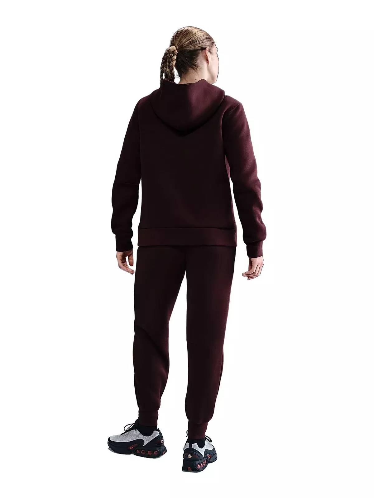 Women's Sportswear Tech Fleece Hoodie -Burgundy - 5
