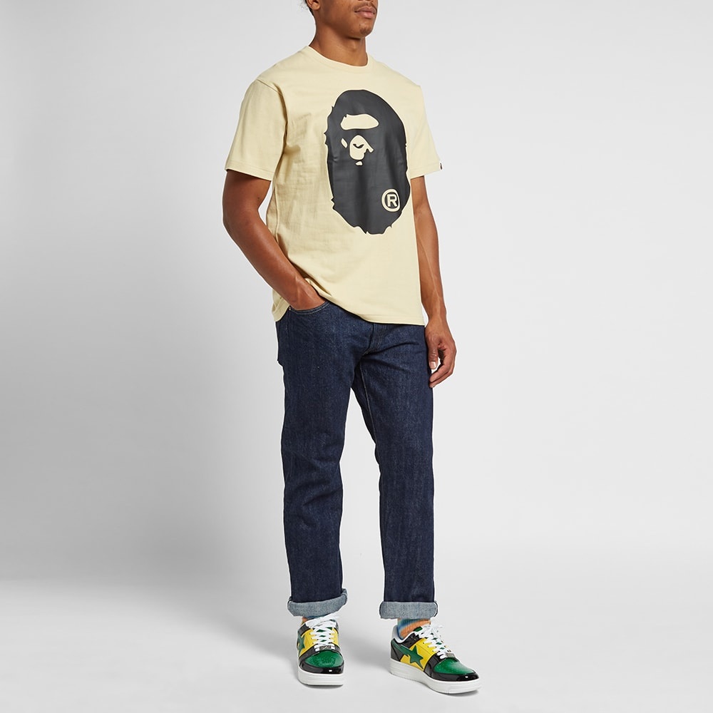 A Bathing Ape Bicolour Big Ape Head Tee - 7