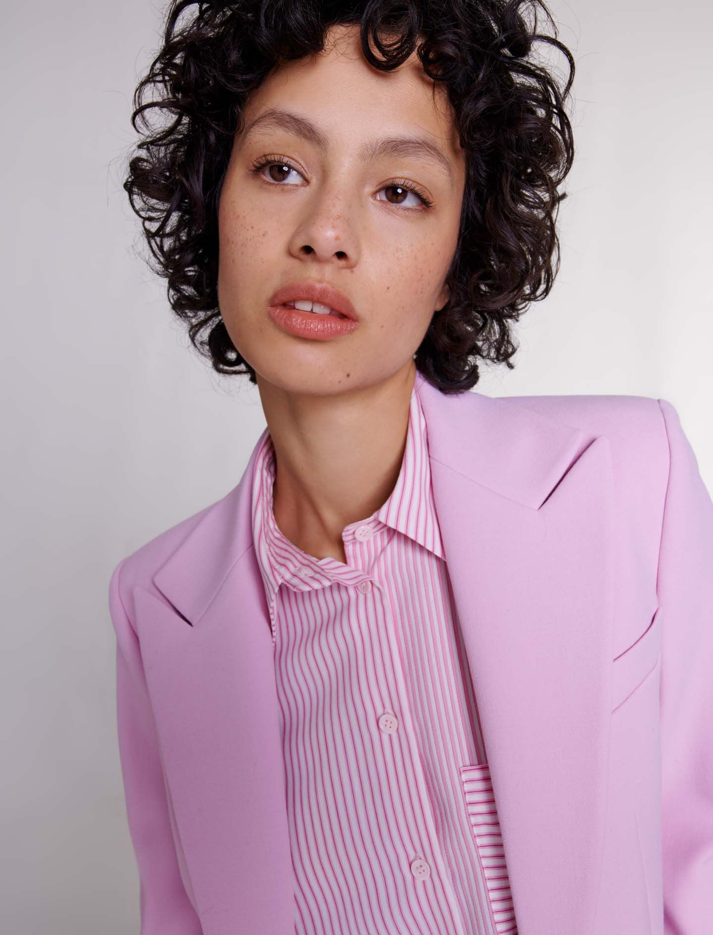 Fitted suit jacket - 8