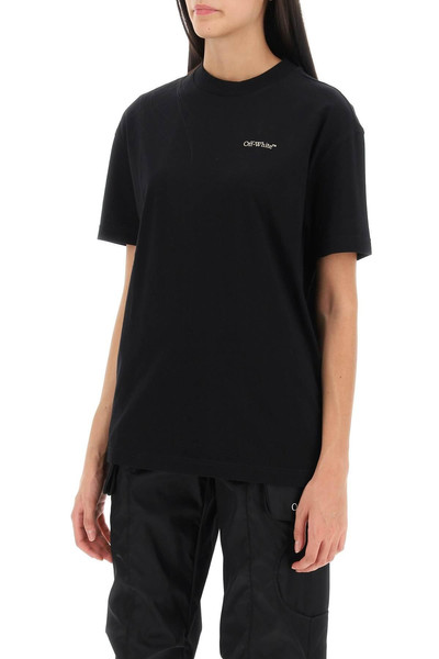 Off-White T-shirt with back embroidery outlook