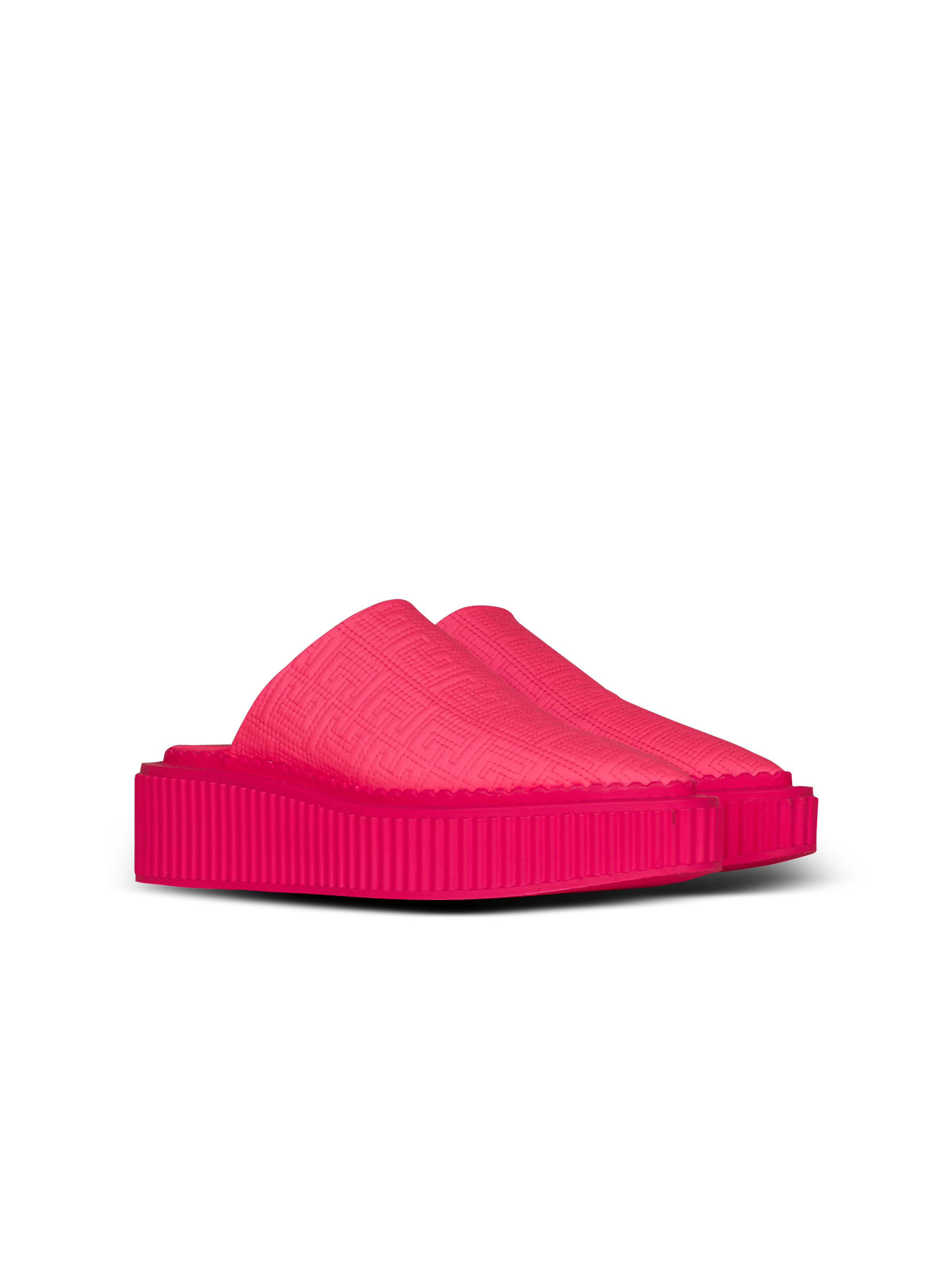 Bicolor Uda mules with Balmain monogram - 2