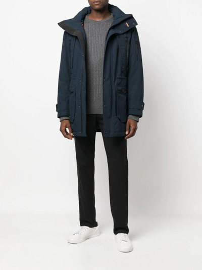 Paul & Shark feather-down parka coat outlook