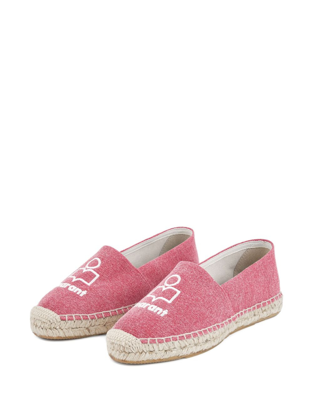 Canae logo-embroidered flat espadrilles - 2
