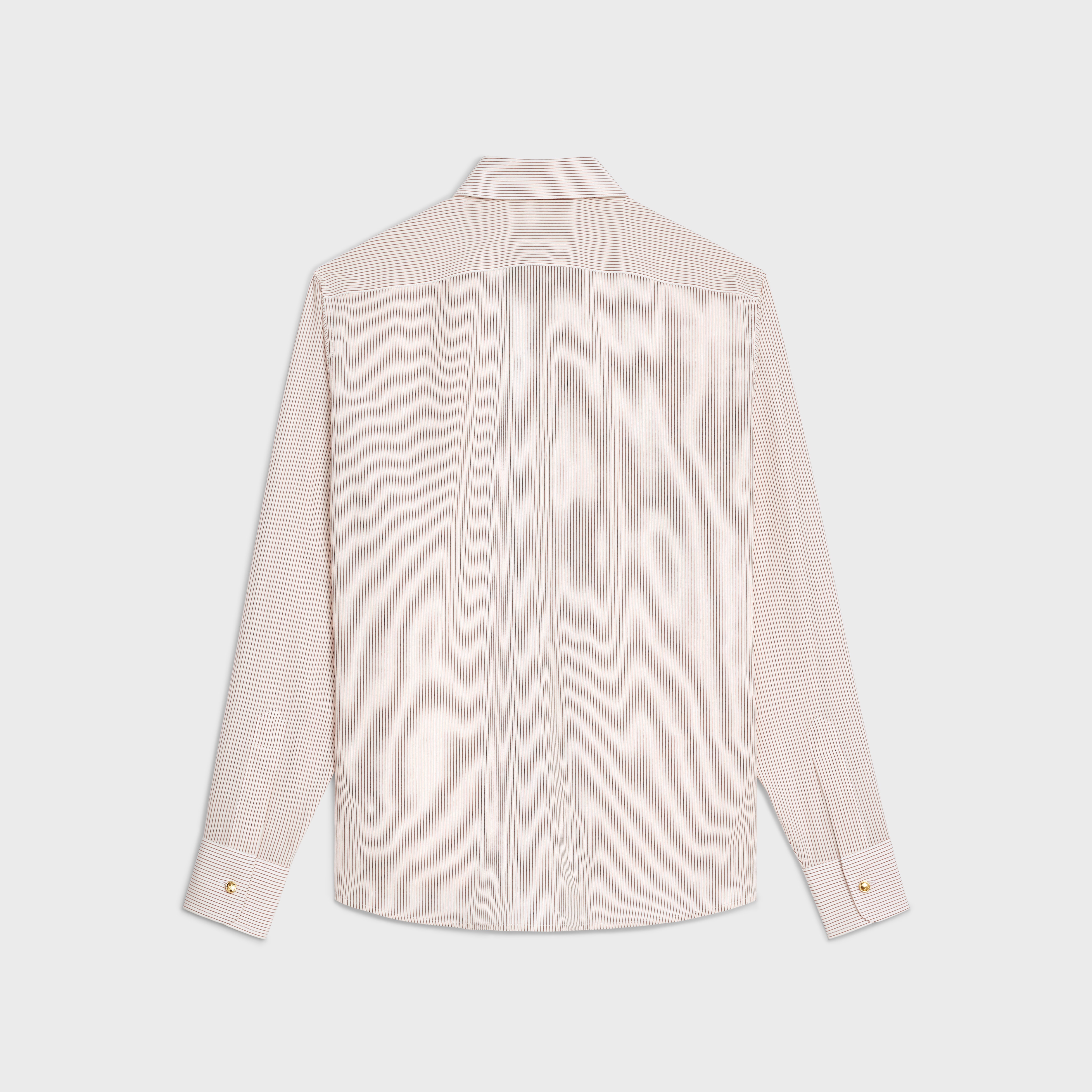 LOOSE SHIRT IN STRIPED SILK - 2