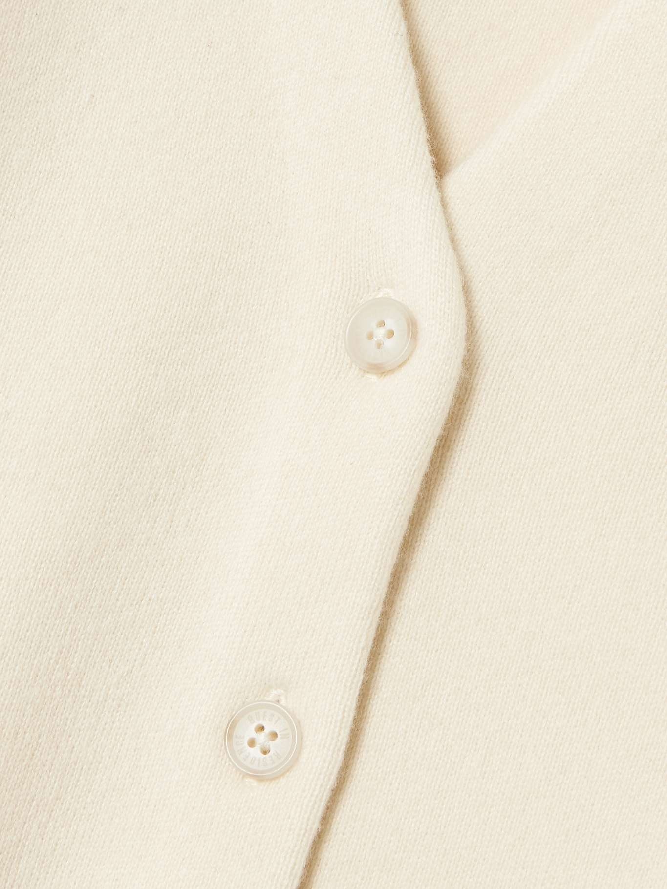 Collegiate cashmere cardigan Cream - 4