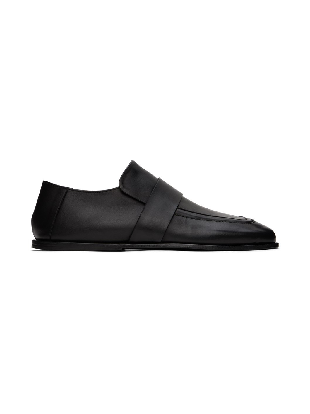 Black Spatola Loafers - 1