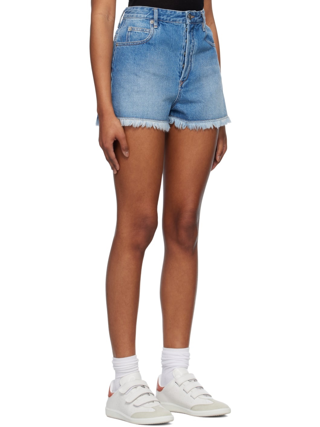 Blue Lesia Denim Shorts - 2