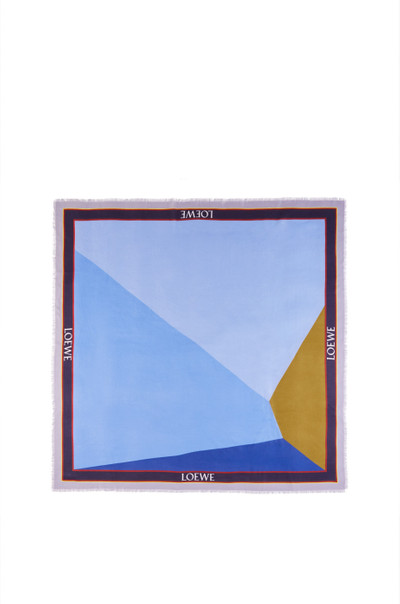 Loewe Puzzle scarf in modal and cashmere outlook