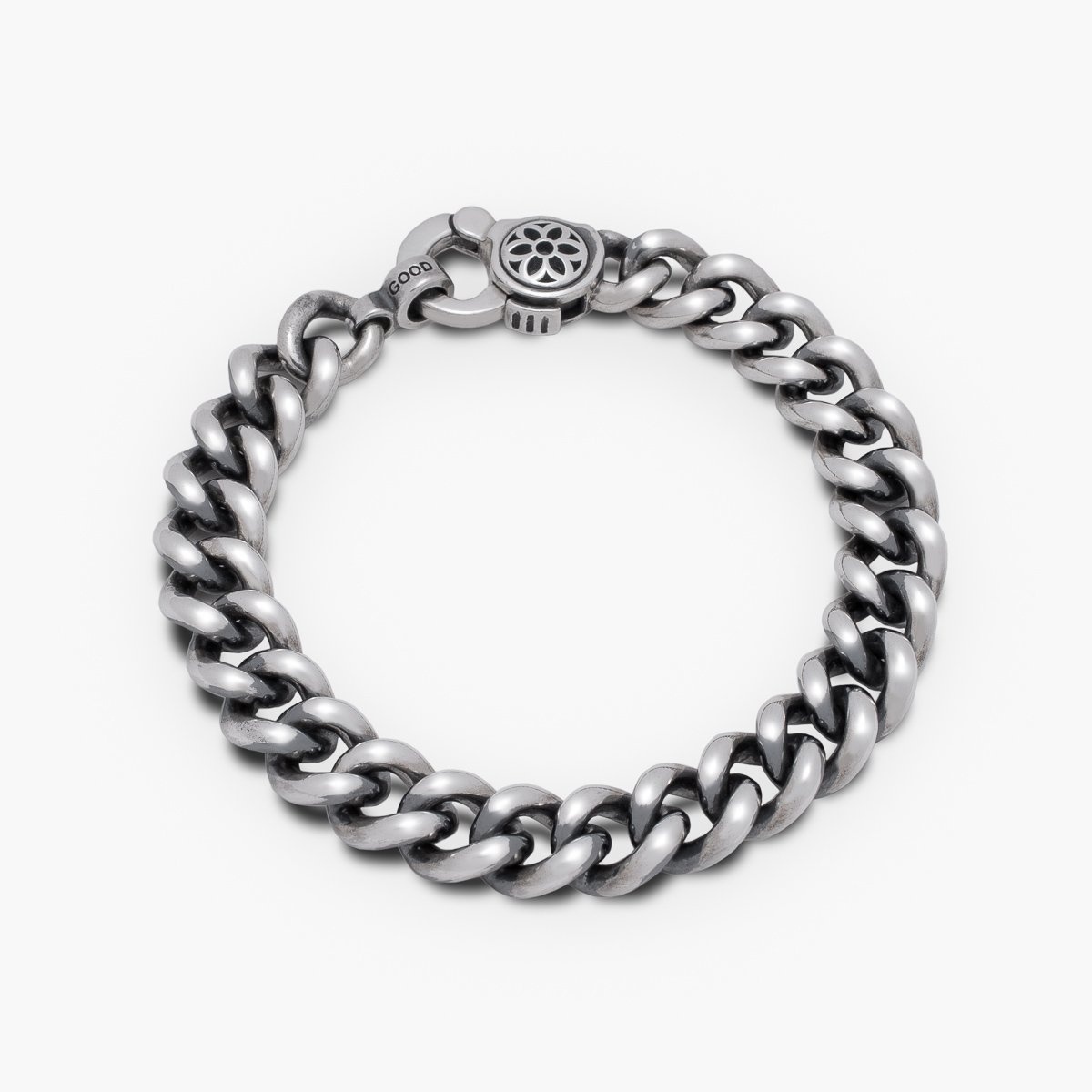 BS-CURBC GOOD ART HLYWD Curb Chain Bracelet Size C - Sterling Silver - 8