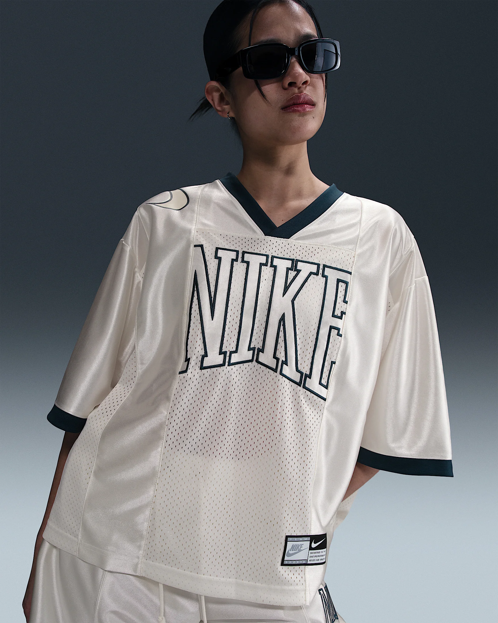 Nike Sportswear Street Women's Oversized Short-Sleeve Graphic Jersey - 1