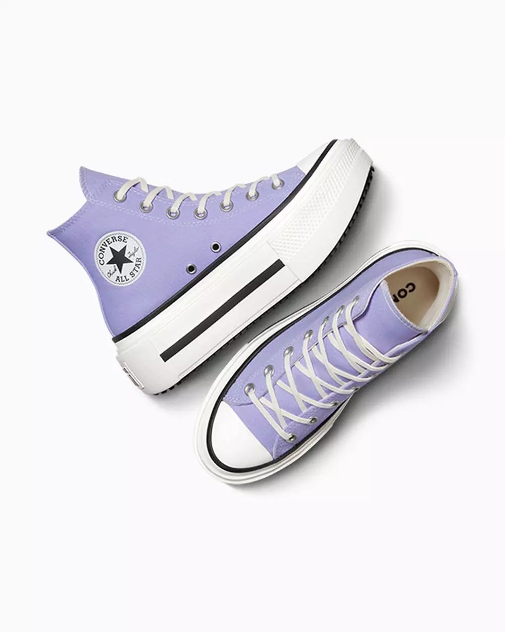 Chuck Taylor All Star Hi Double Stack "Violet" Unisex Shoe - 3