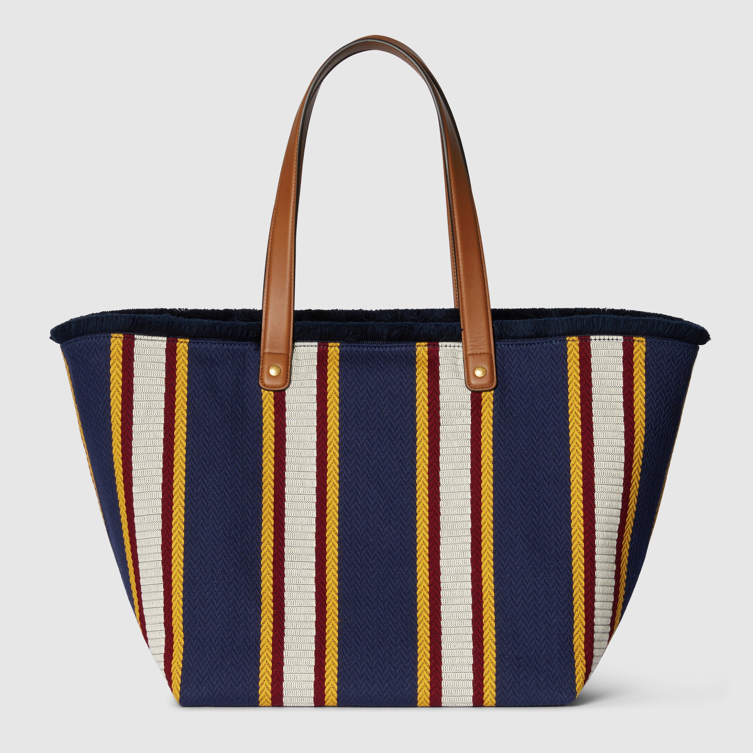 Embroidered medium canvas tote bag - 6