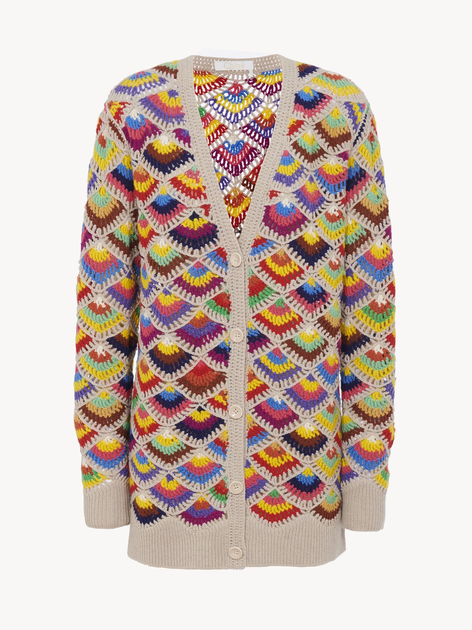 GENEROUS CROCHETED CARDIGAN - 4