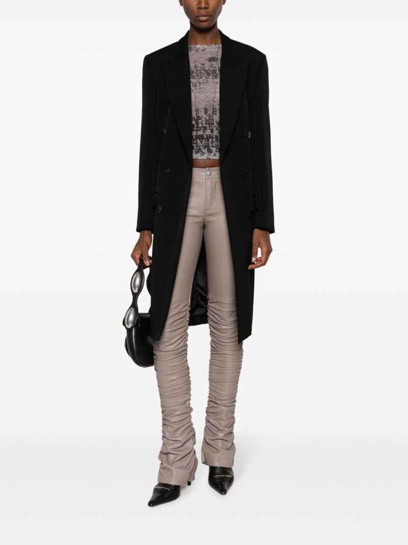 MISBHV Nirvana ruched skinny trousers outlook