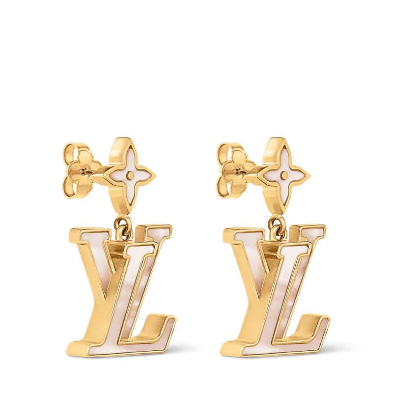 Louis Vuitton Lady LV Pearlescent Earrings outlook