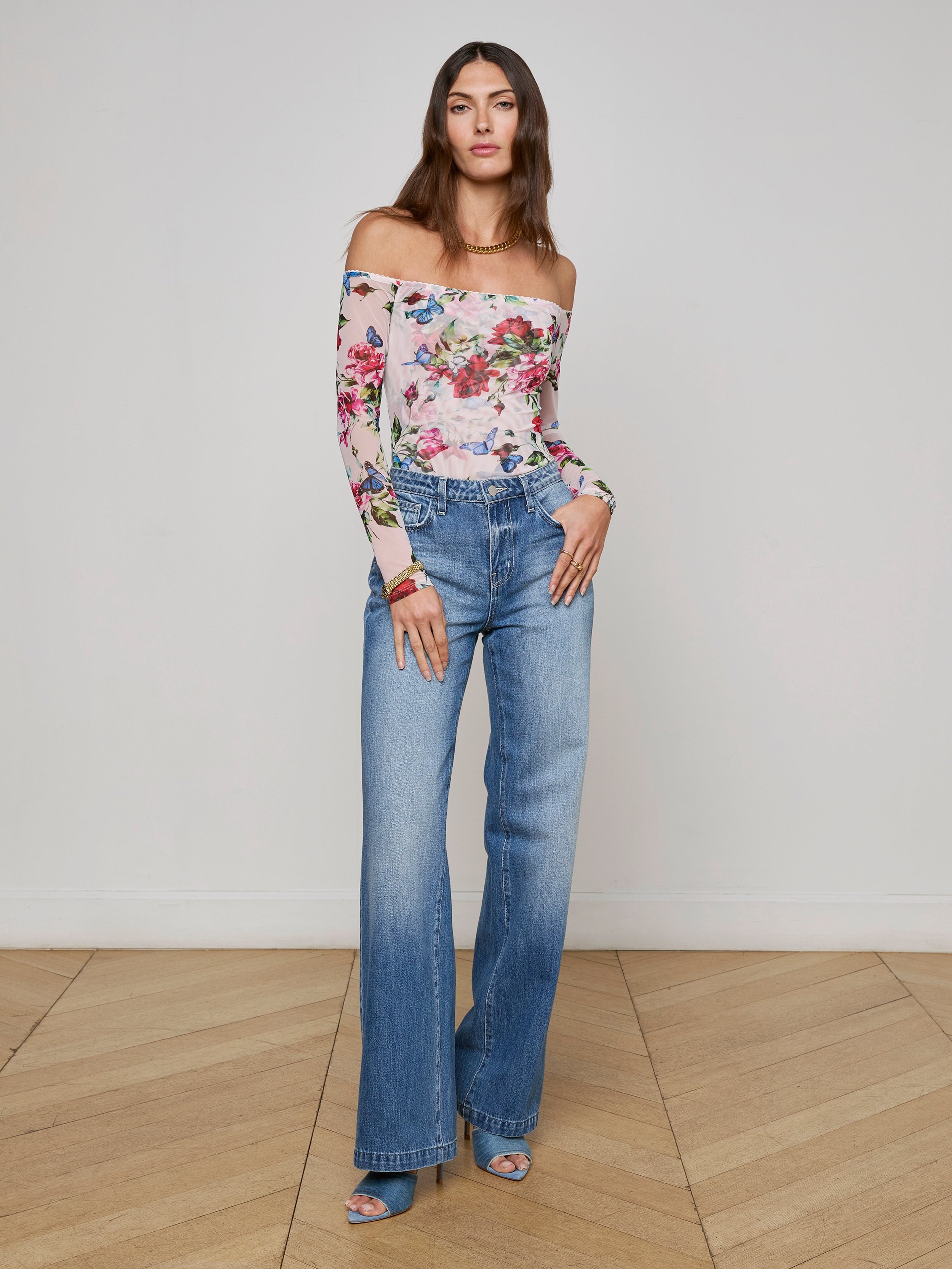 Peonie Off-The-Shoulder Bodysuit - 3