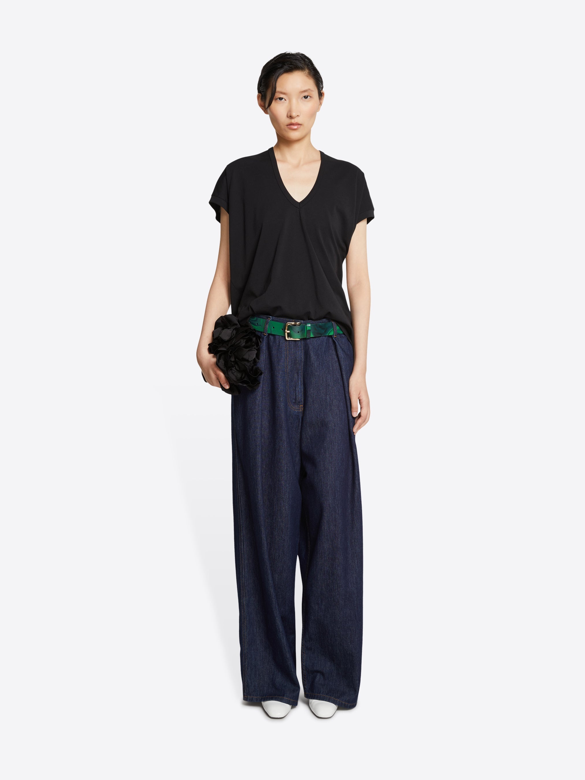 PRINTED LEATHER BELT - 4