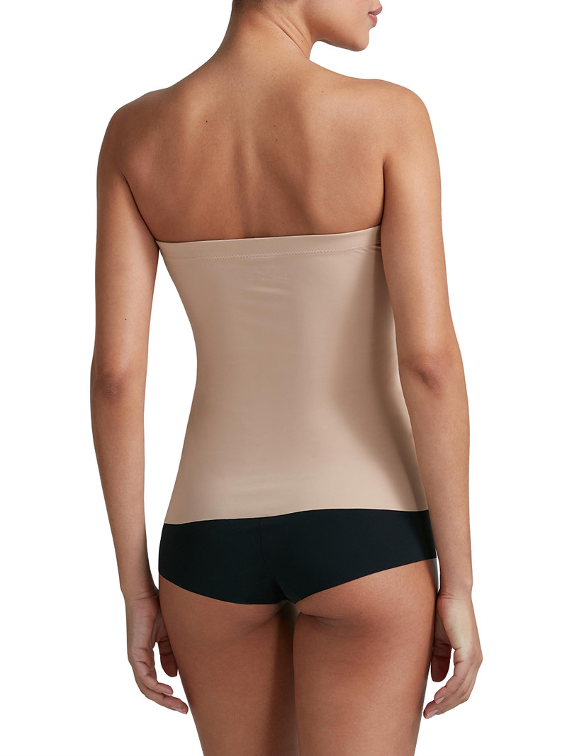 Women's Classic Strapless Cami Top - Beige 3