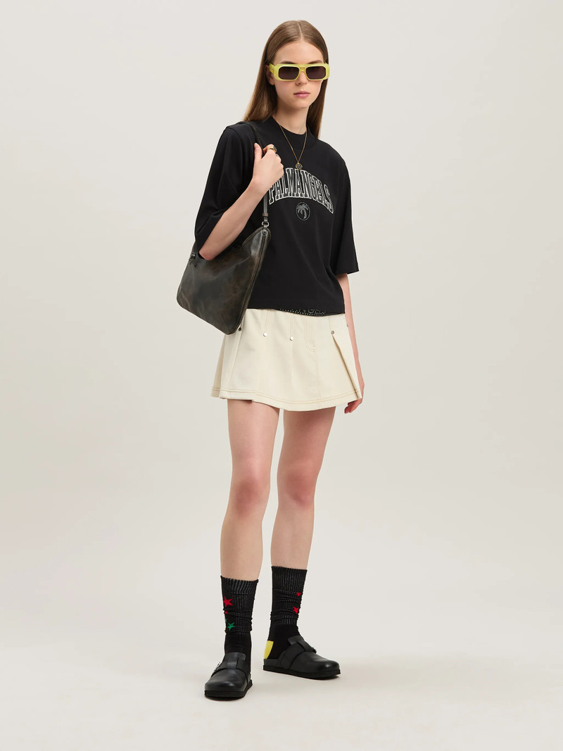Palm Angels College cropped T-shirt outlook