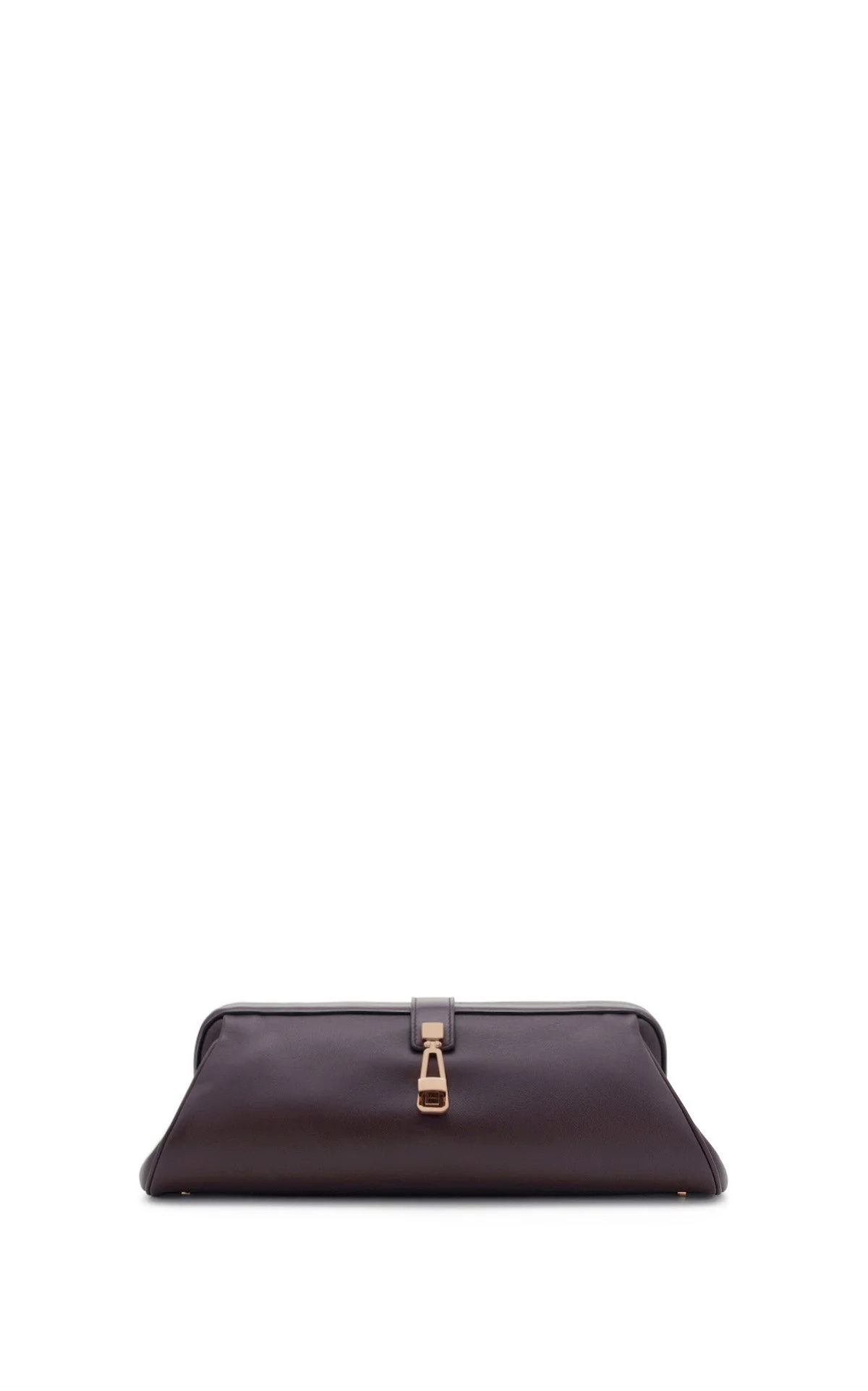 Paola Clutch in Bordeaux Nappa Leather - 1