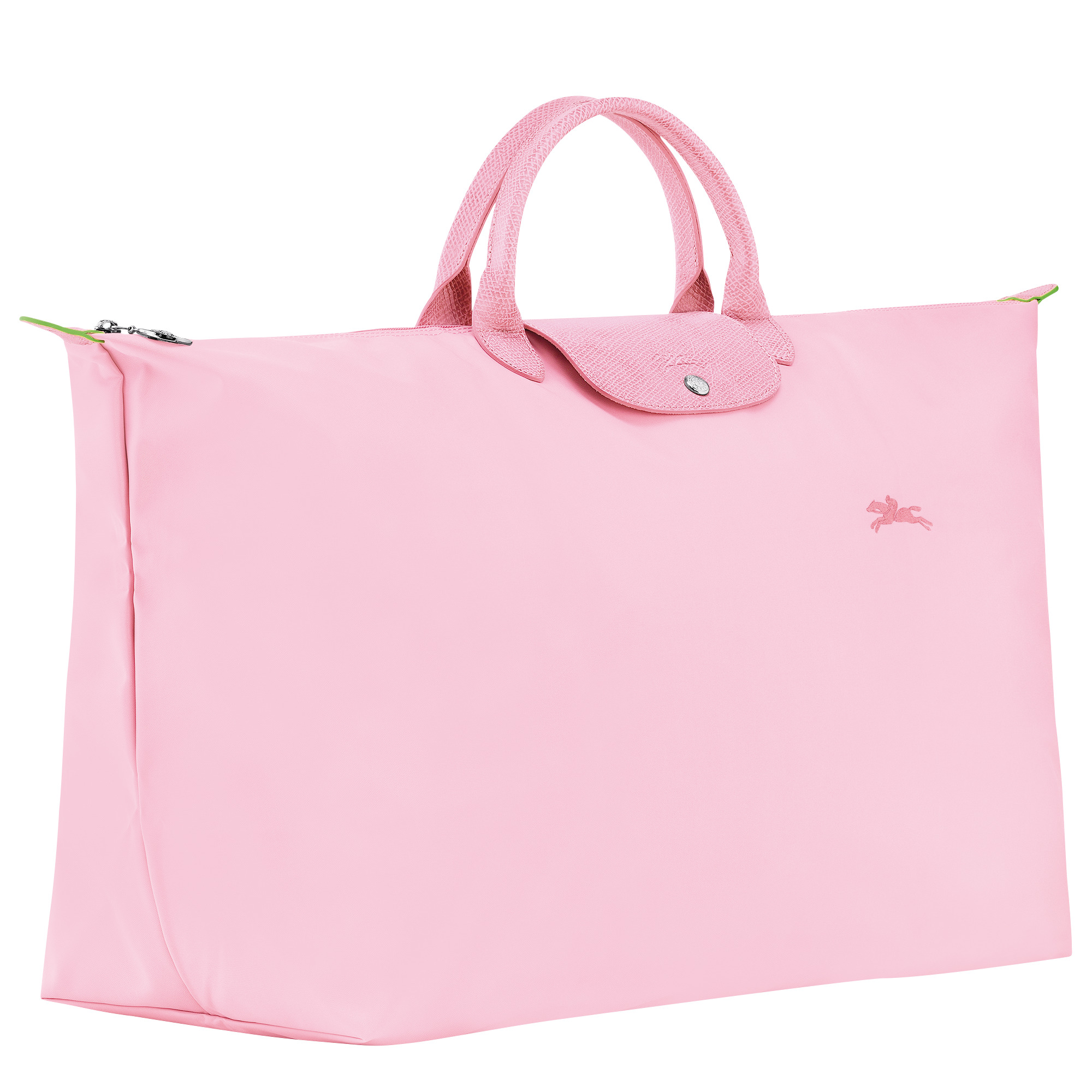Le Pliage Green M Travel bag Pink - Recycled canvas - 2