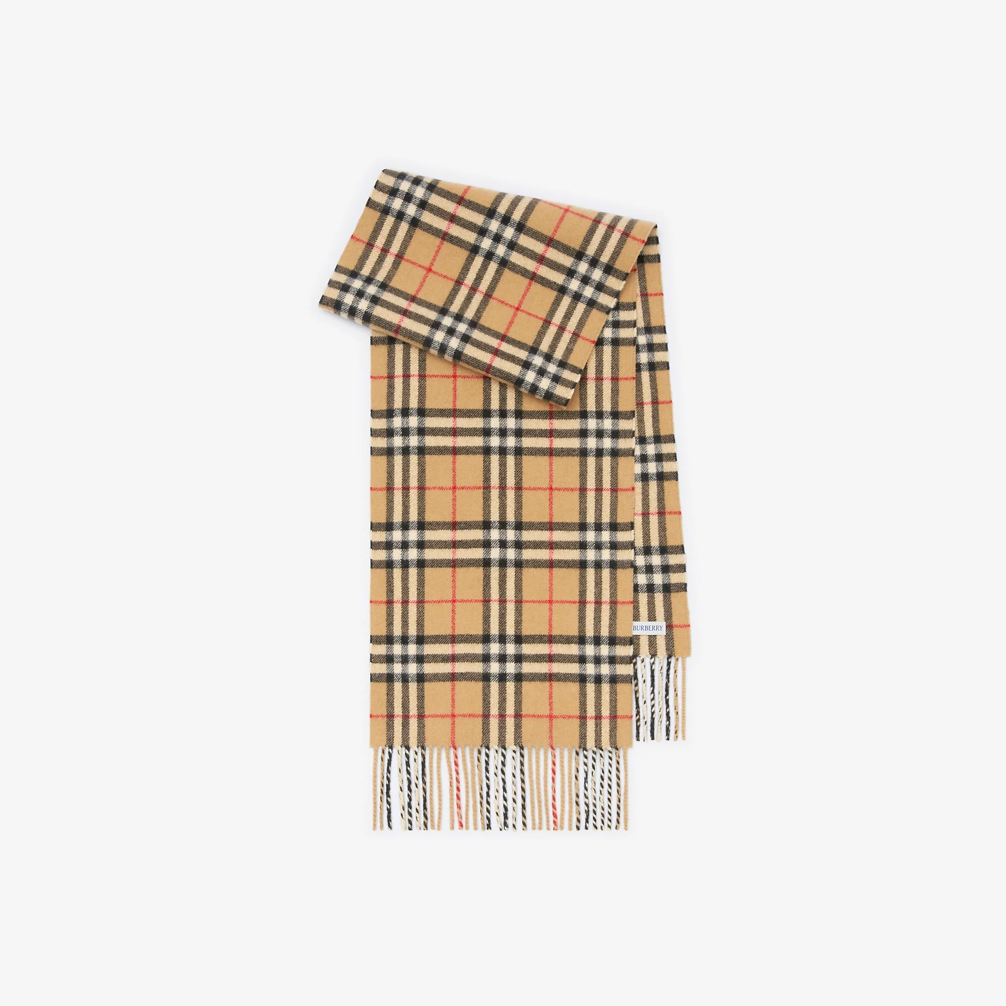Sparkle Check Cashmere Scarf - 1