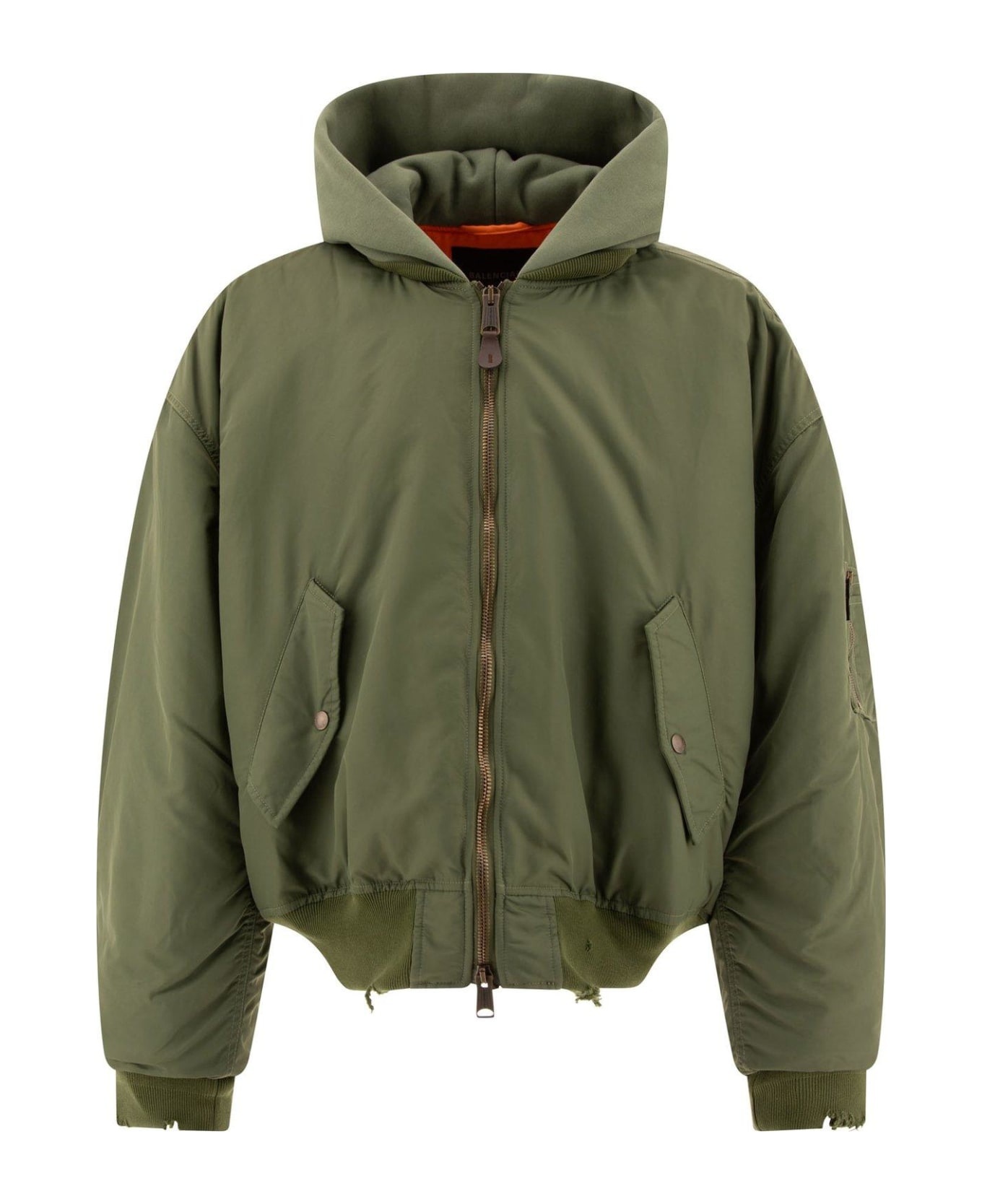 ジャケット・アウター balenciaga 22aw bomber hoodie BALENCIAGA Sporty B Bomber Hoodie - メルカリ