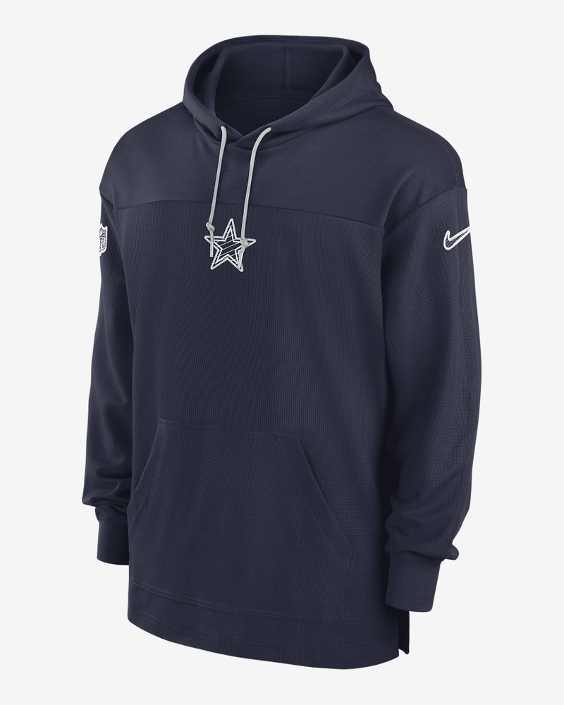 Dallas Cowboys Sideline Jersey Men's Nike Dri-FIT NFL Pullover Hoodie 1
