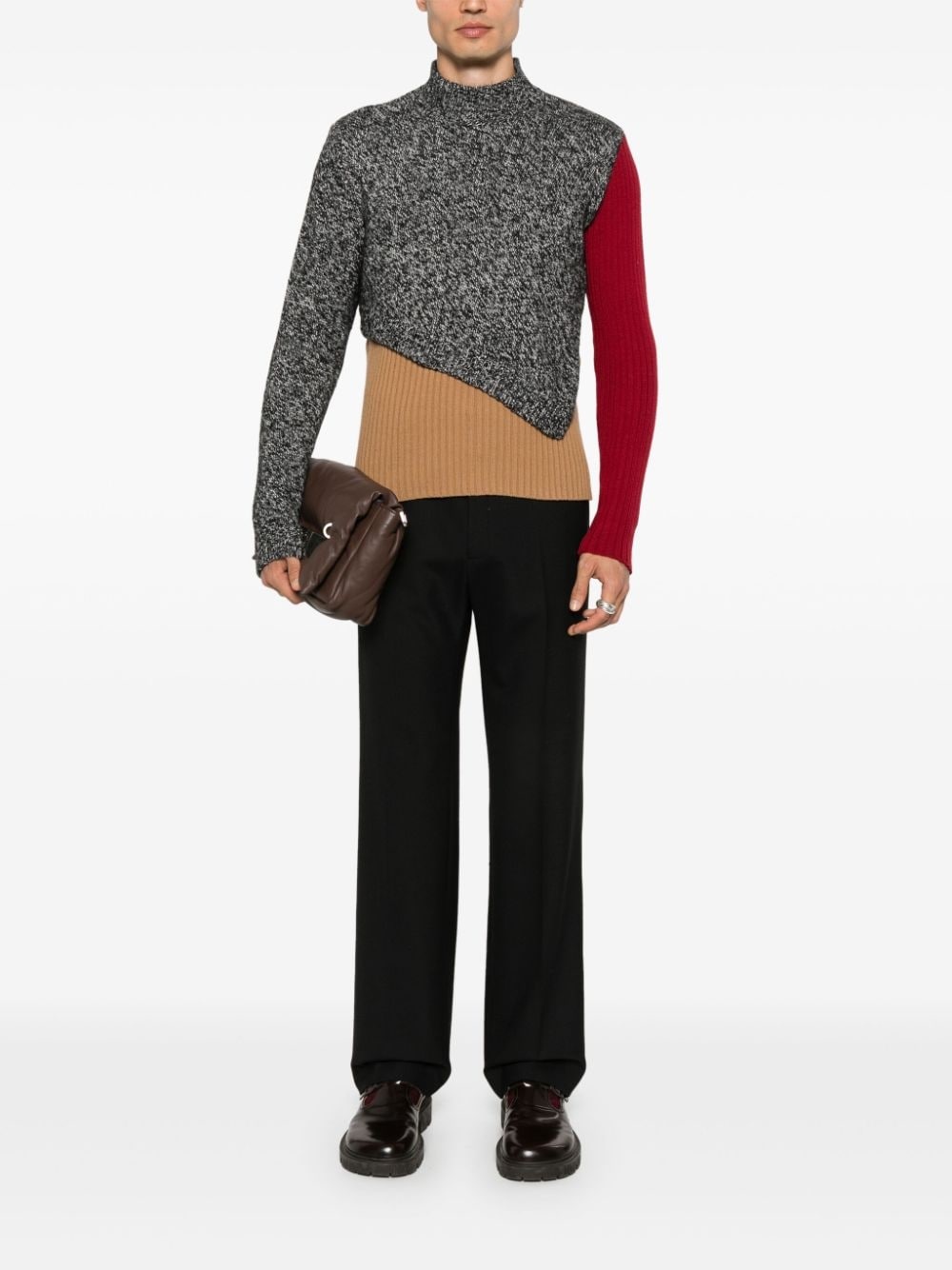 layered-design jumper - 2