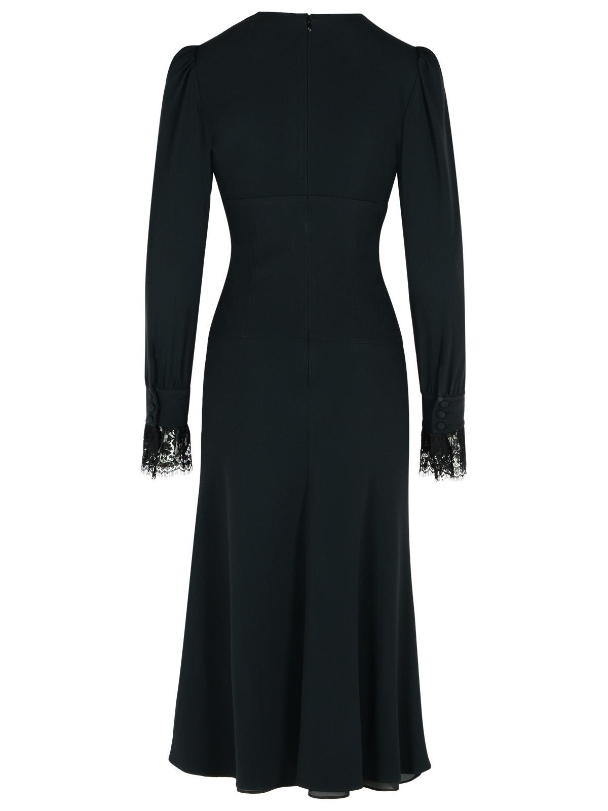 Alessandra Rich Dress In Black Acetate Blend Women - 3