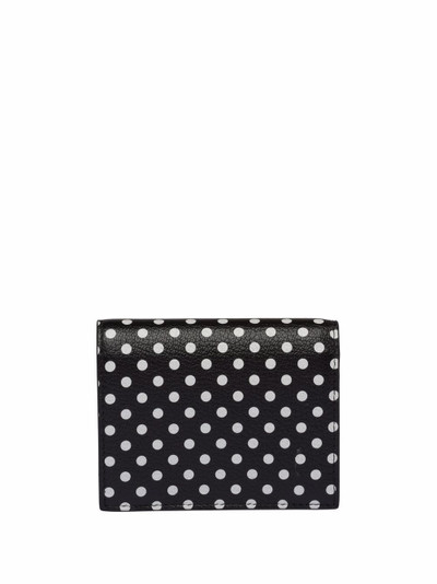 Miu Miu small polka-dot Madras-leather wallet outlook